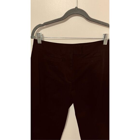 PROENZA SCHOULER BLACK STRETCH PANTS BACK ZIP ANKLES SIZE 6 - Picture 4 of 15